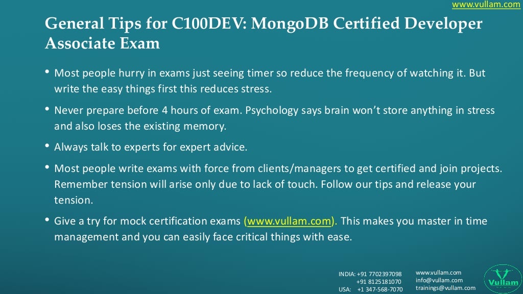 Best C100DEV Study Material