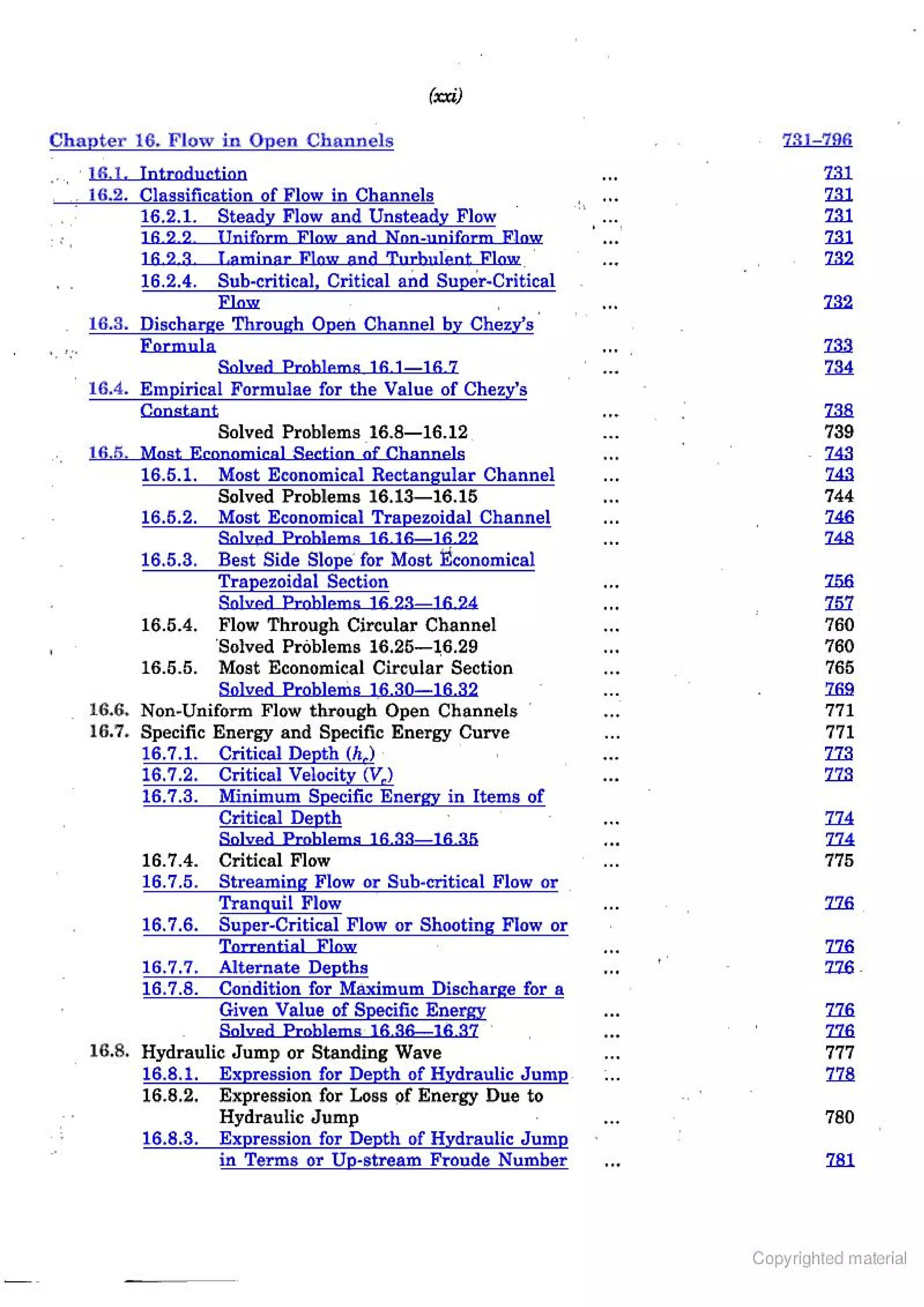 Fluid Mechanic and Hyraulics