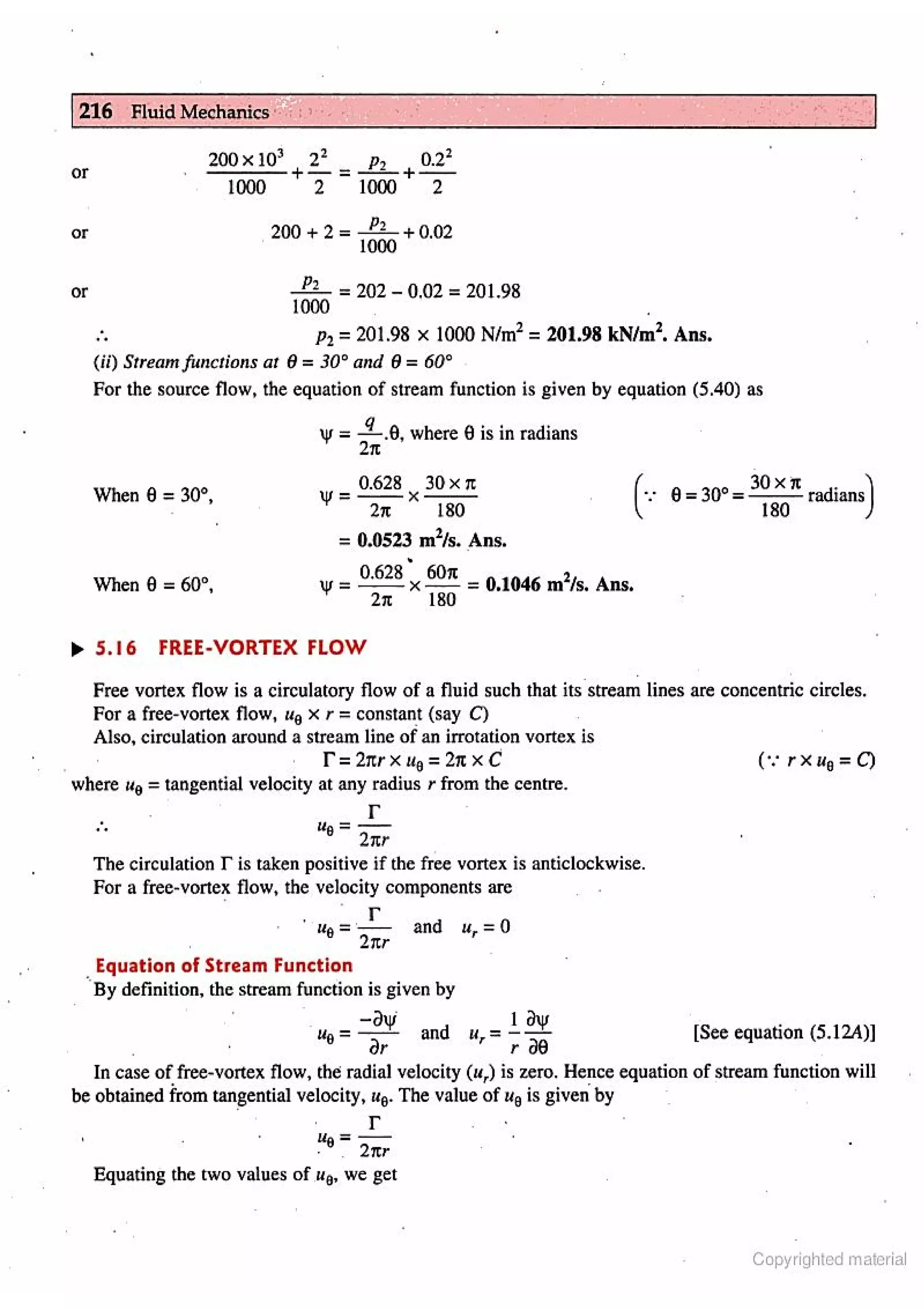 Fluid Mechanic and Hyraulics