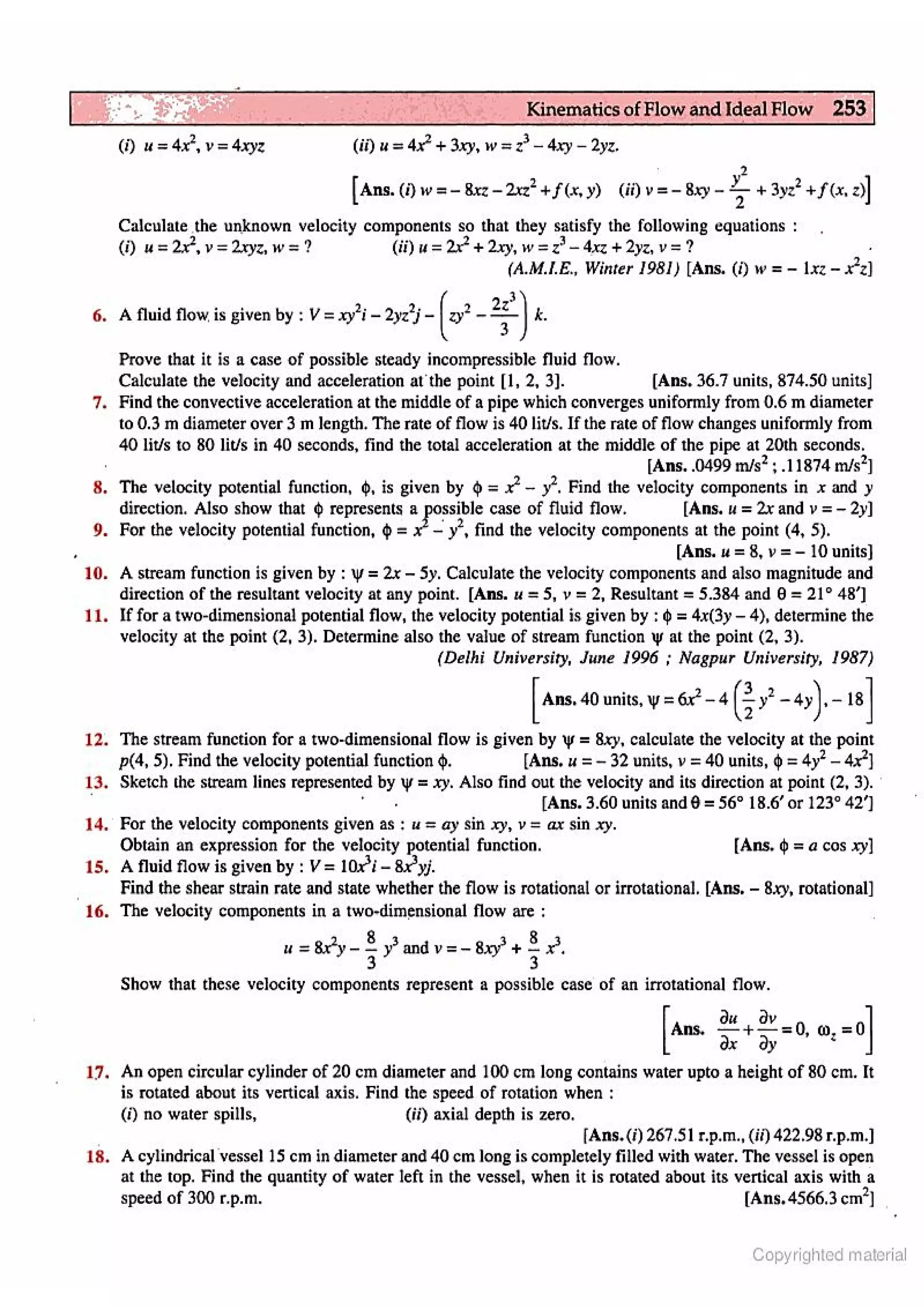 Fluid Mechanic and Hyraulics