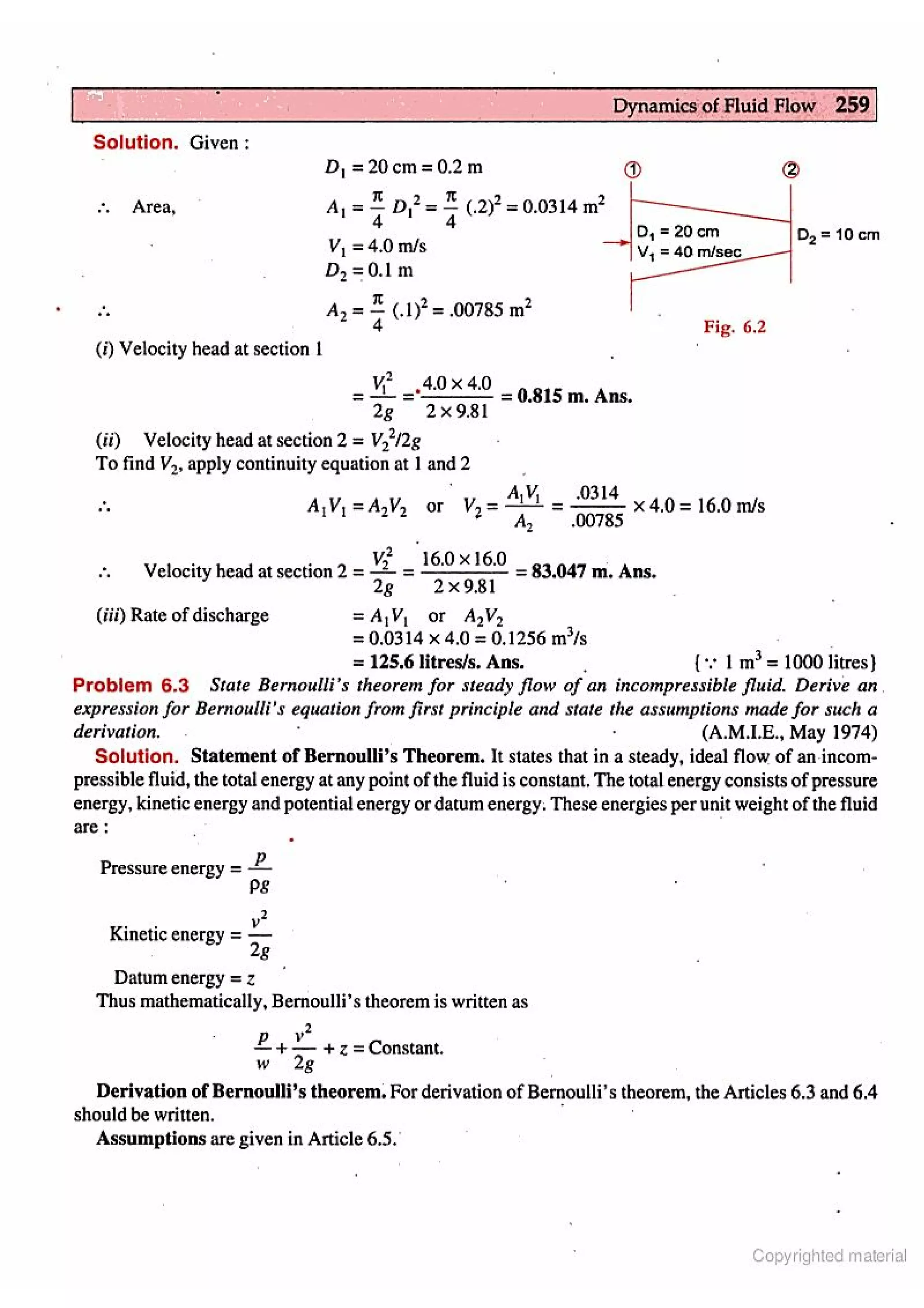 Fluid Mechanic and Hyraulics