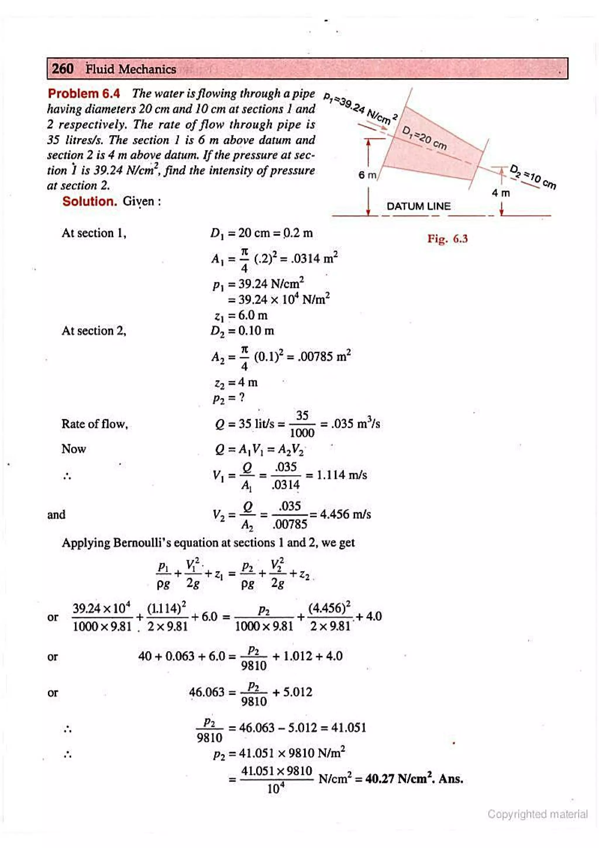 Fluid Mechanic and Hyraulics