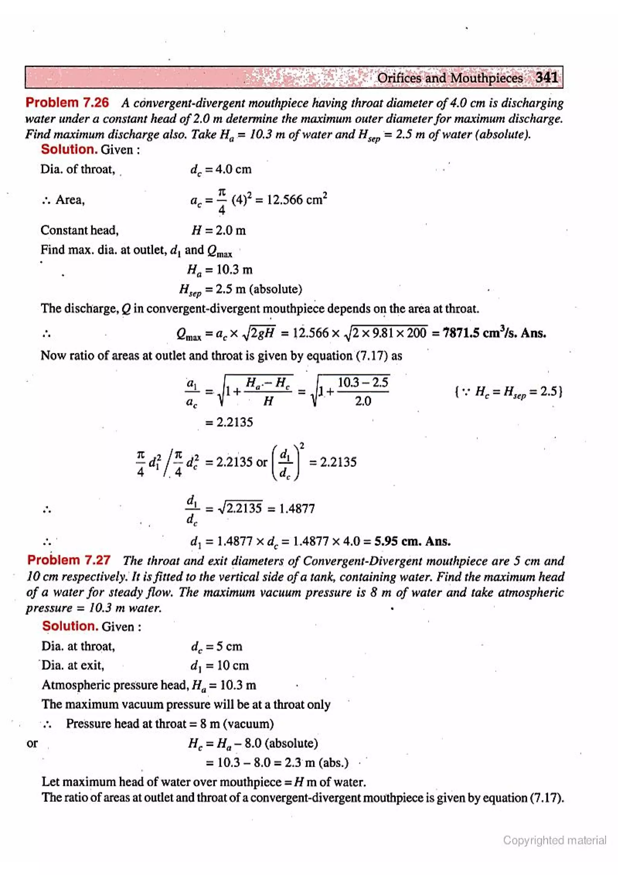 Fluid Mechanic and Hyraulics