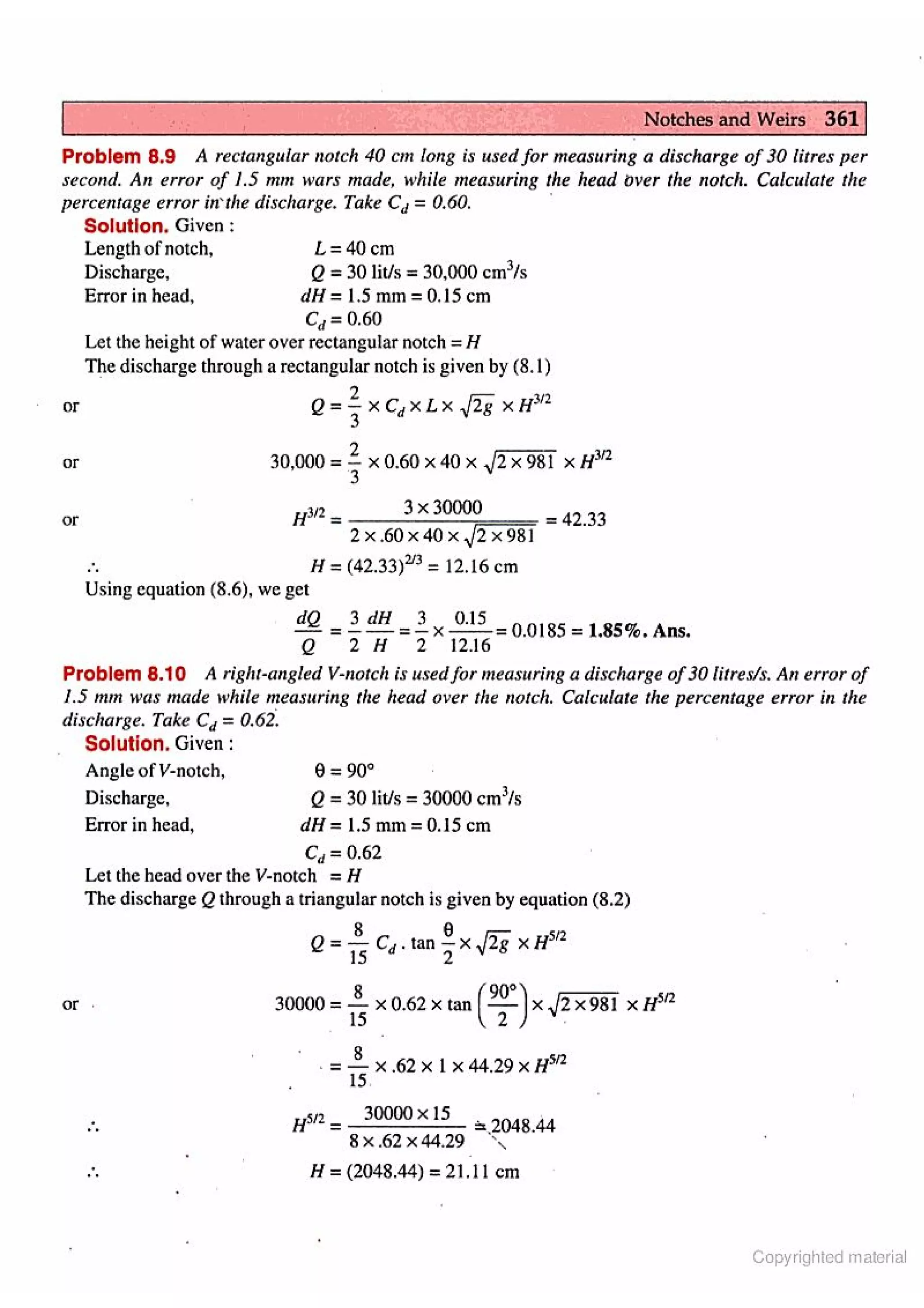 Fluid Mechanic and Hyraulics