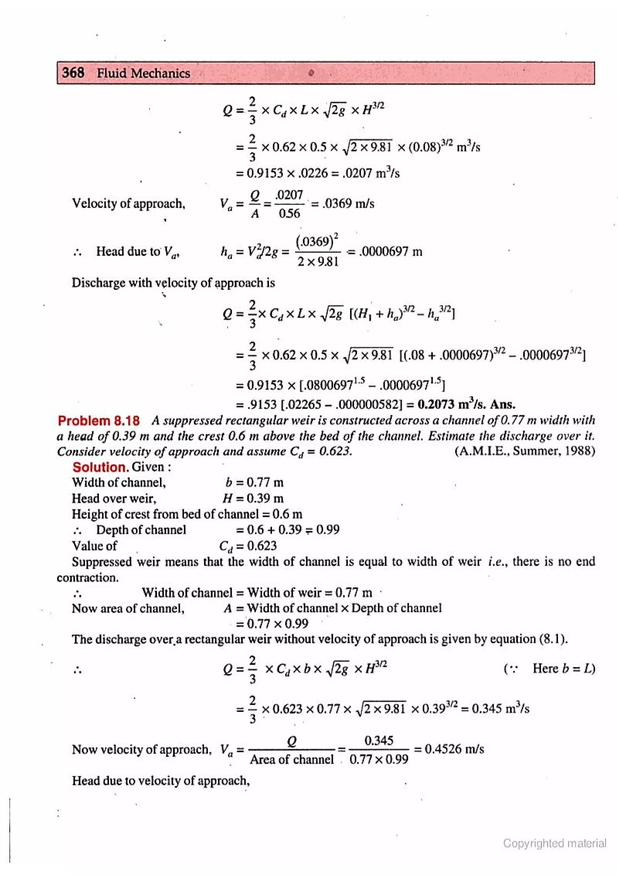 Fluid Mechanic and Hyraulics