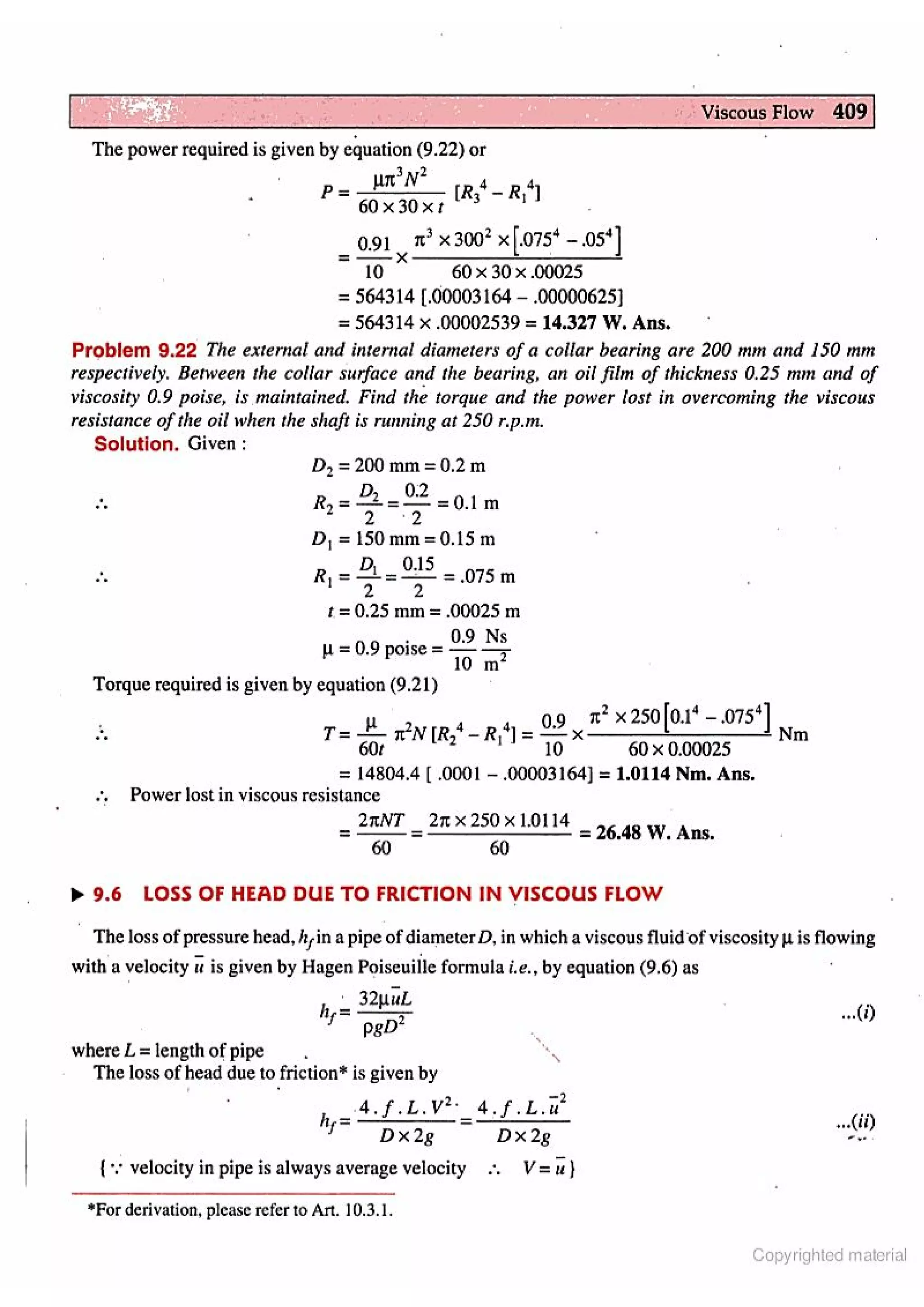 Fluid Mechanic and Hyraulics