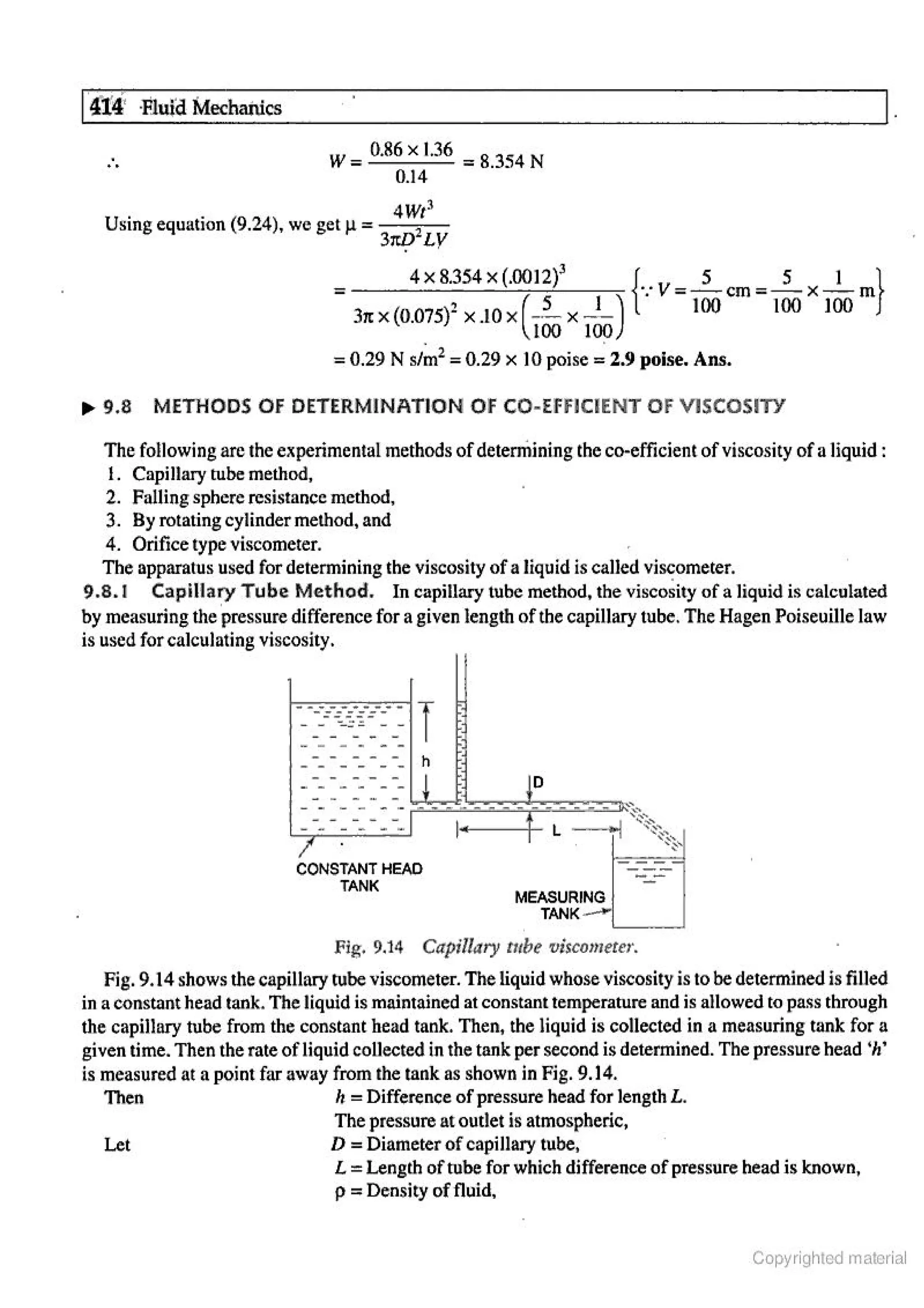 Fluid Mechanic and Hyraulics