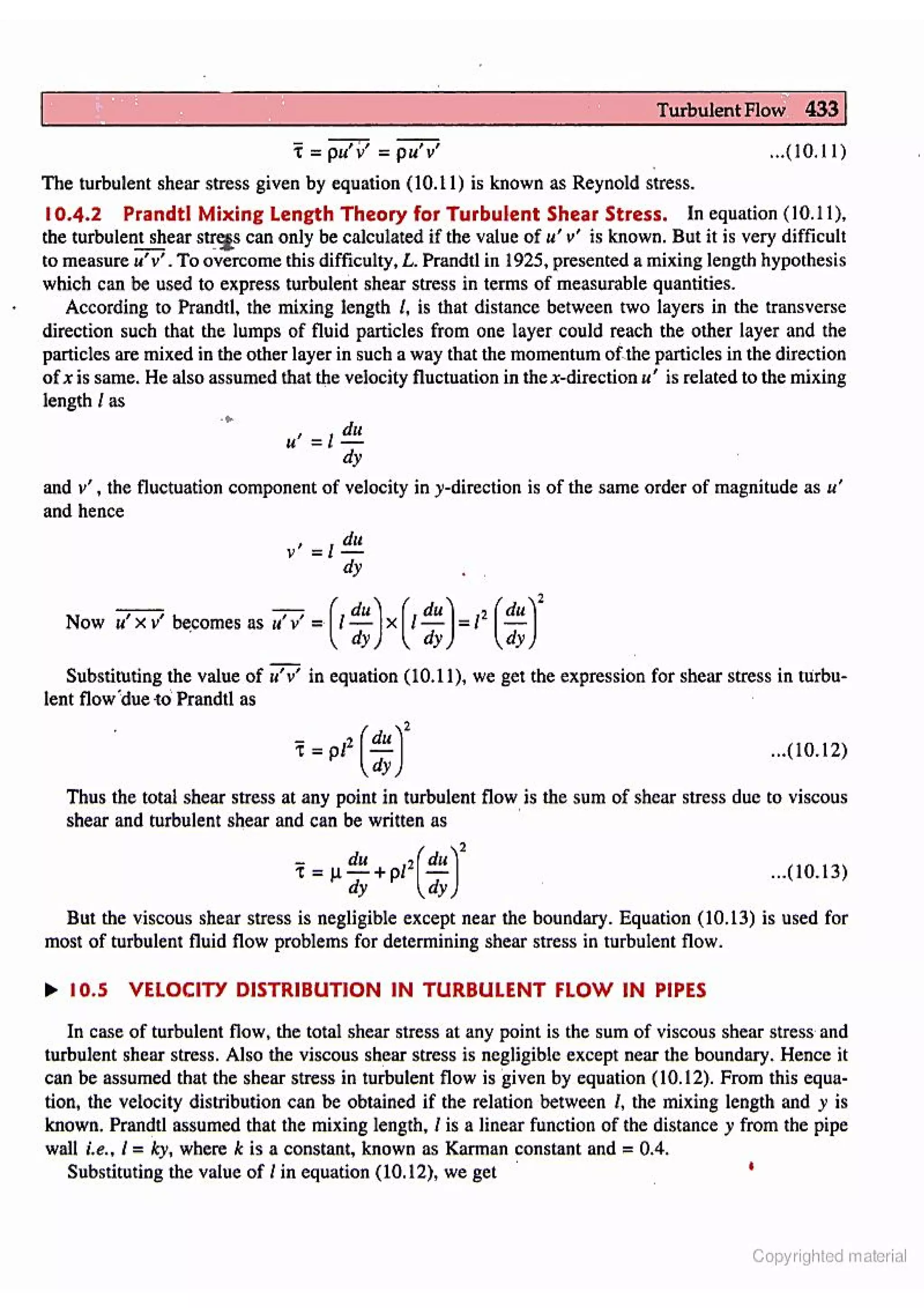 Fluid Mechanic and Hyraulics