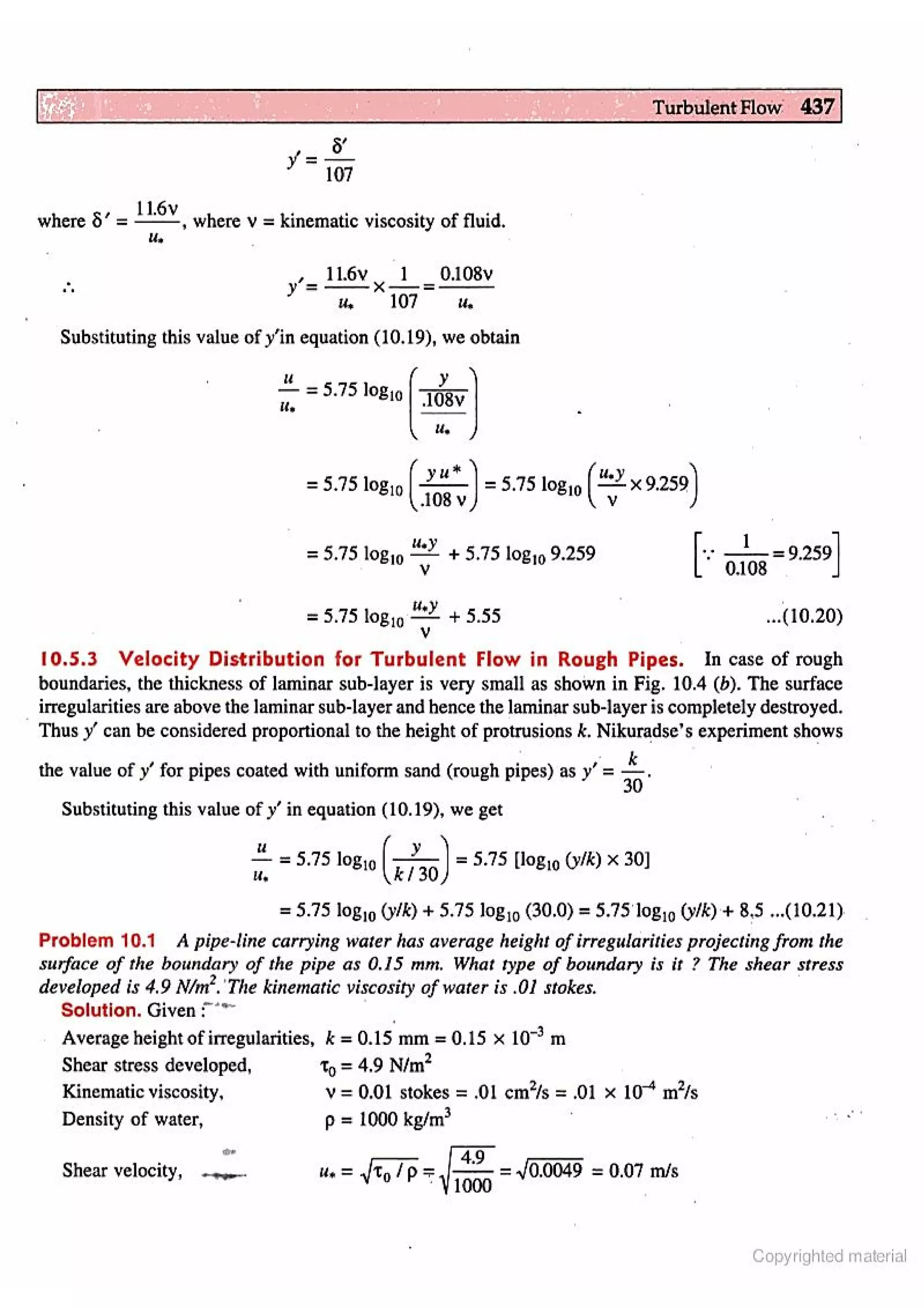 Fluid Mechanic and Hyraulics