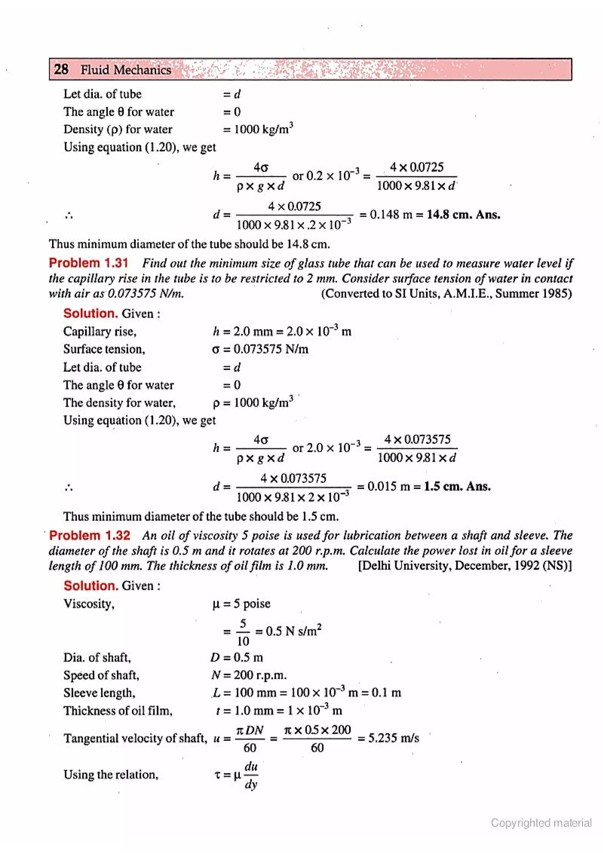 Fluid Mechanic and Hyraulics