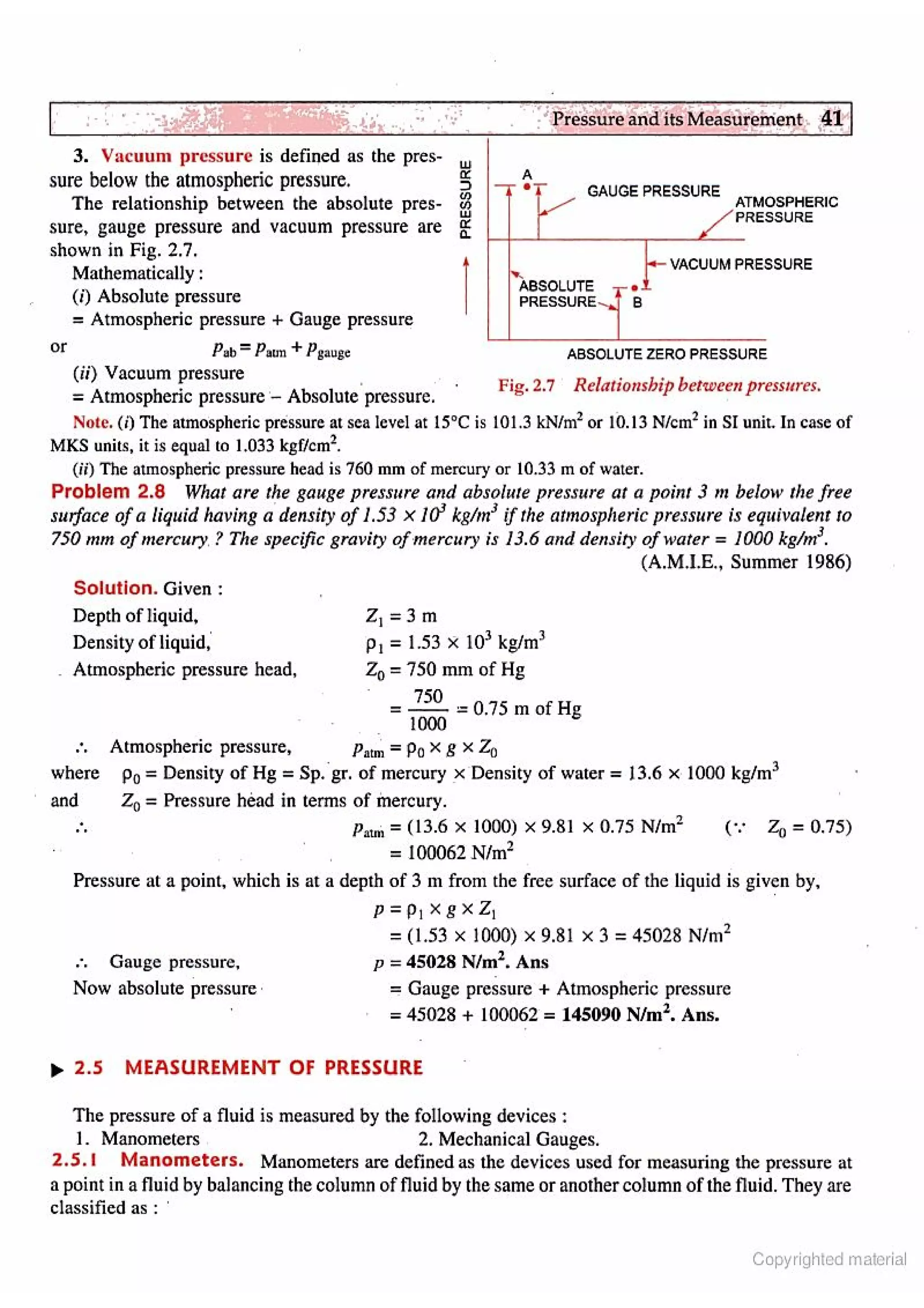 Fluid Mechanic and Hyraulics