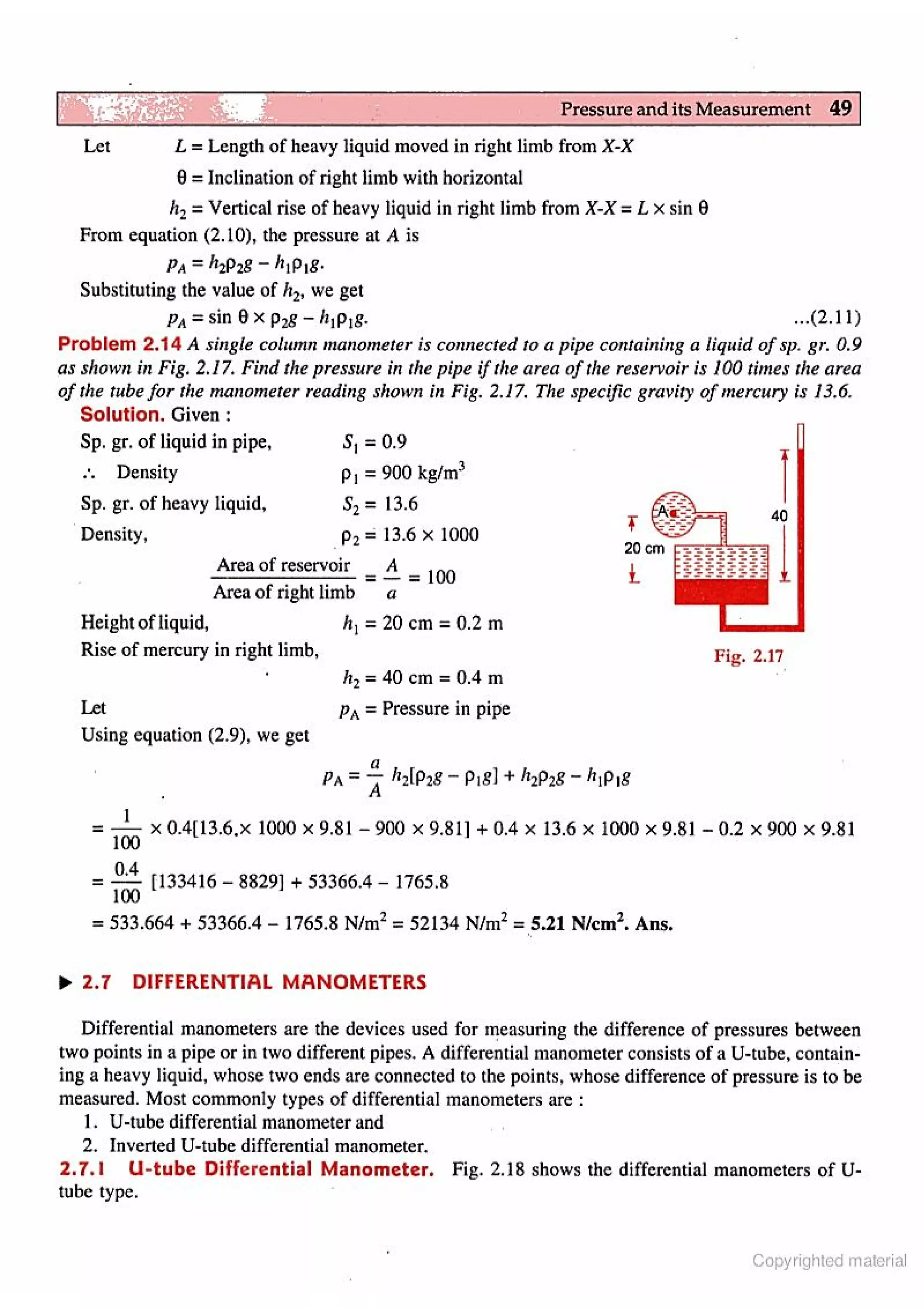 Fluid Mechanic and Hyraulics