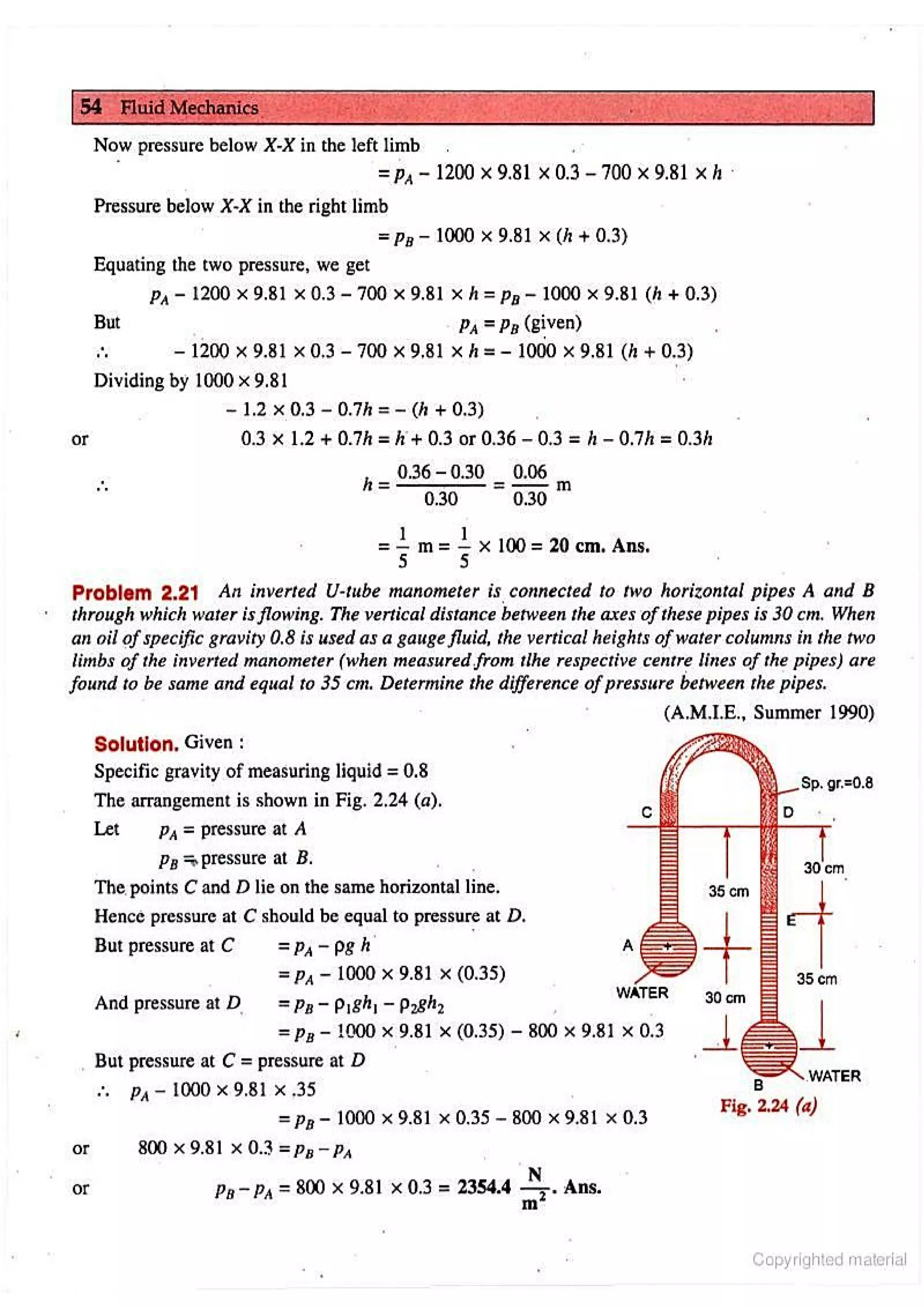 Fluid Mechanic and Hyraulics