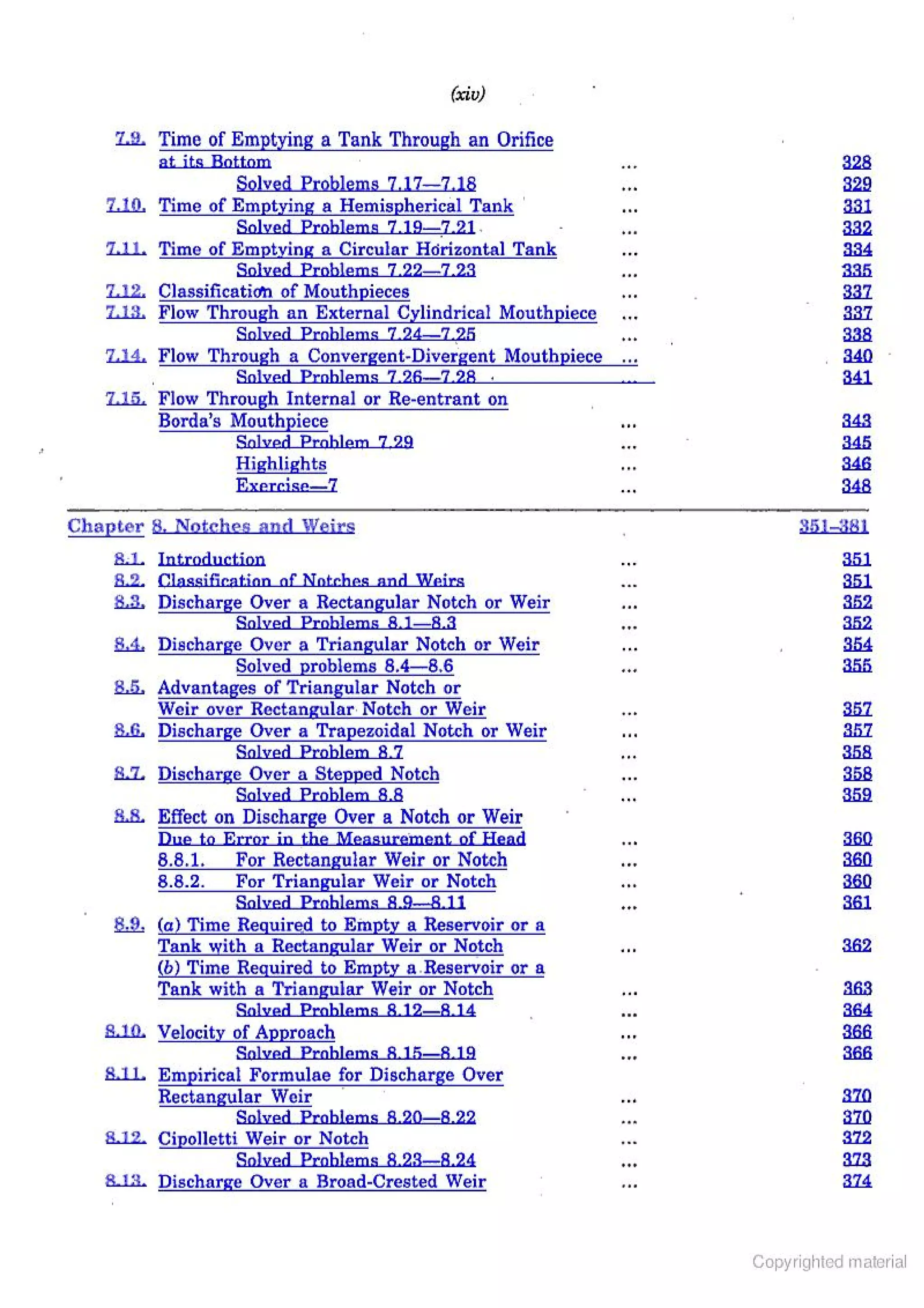 Fluid Mechanic and Hyraulics