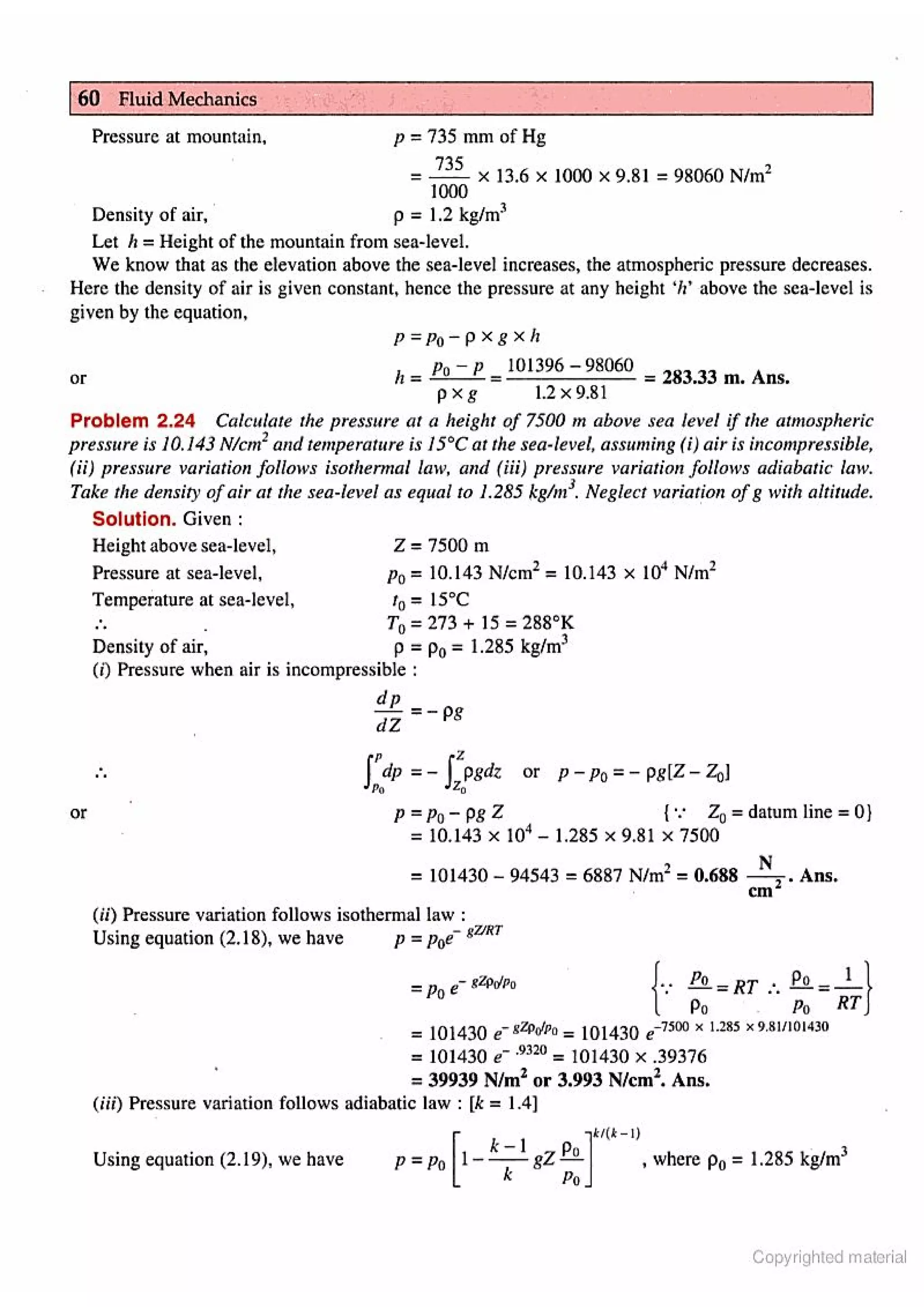 Fluid Mechanic and Hyraulics
