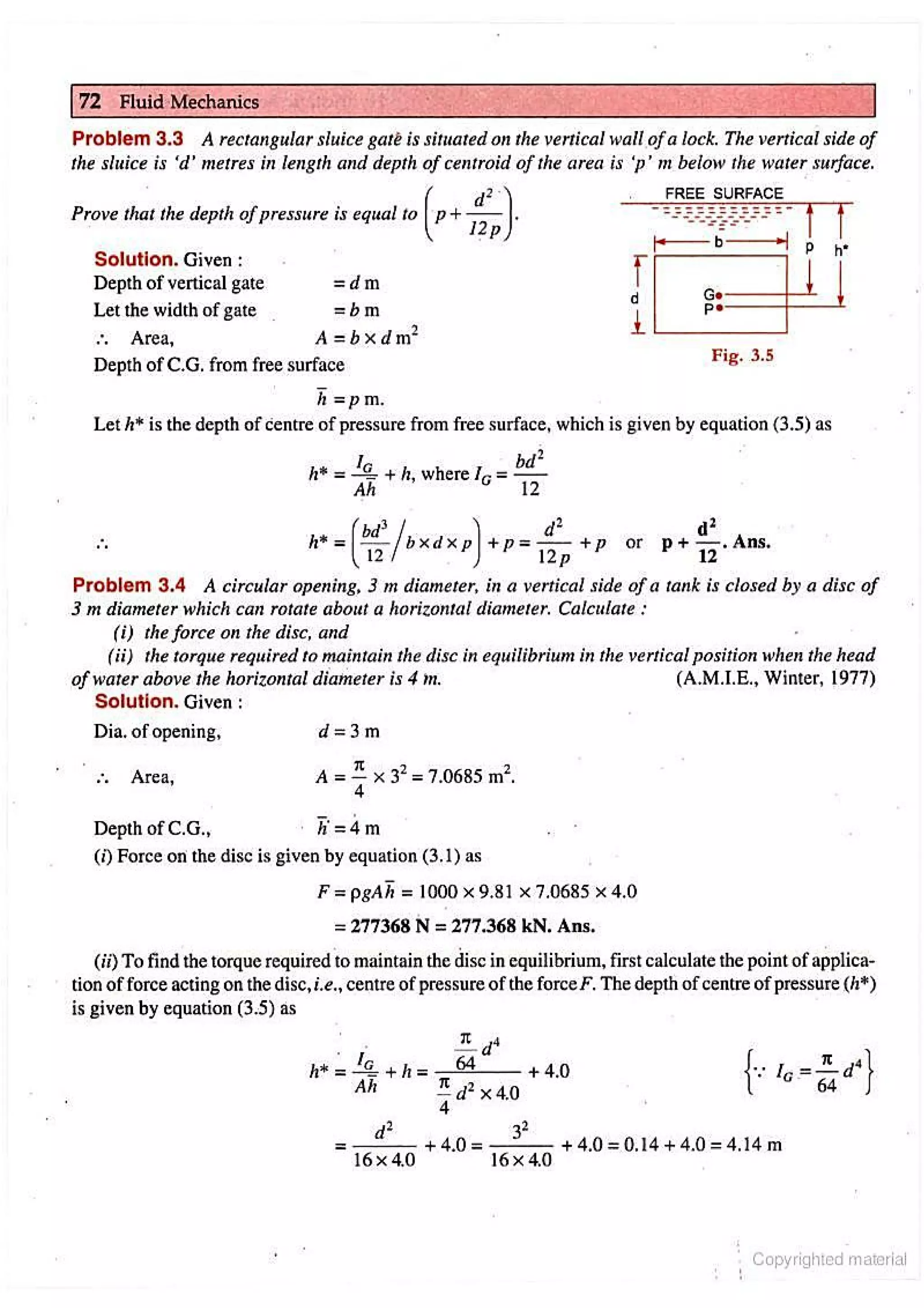 Fluid Mechanic and Hyraulics