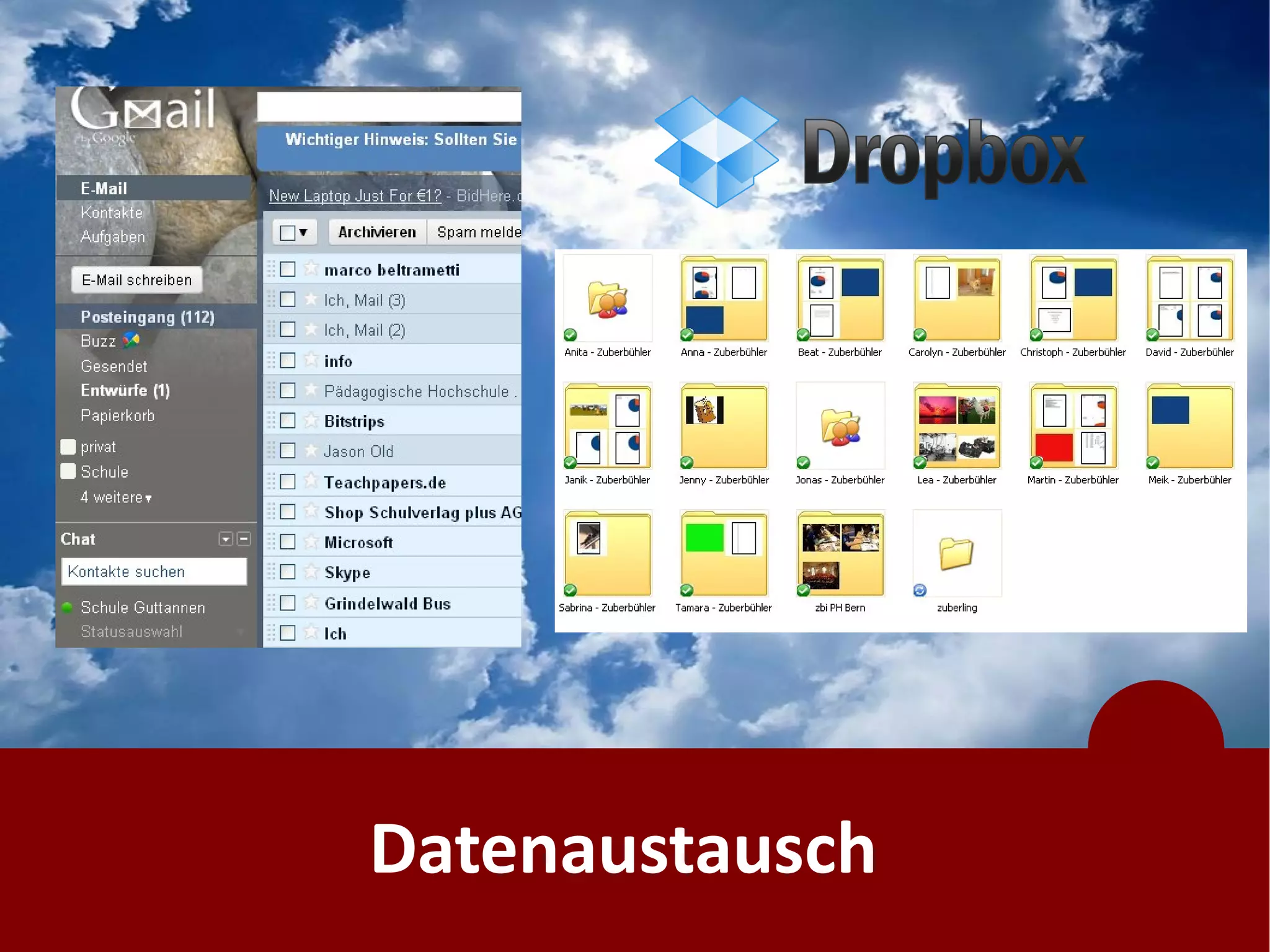 Datenaustausch
 