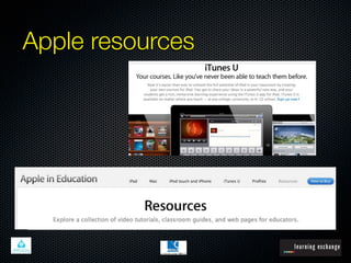 Apple resources
 