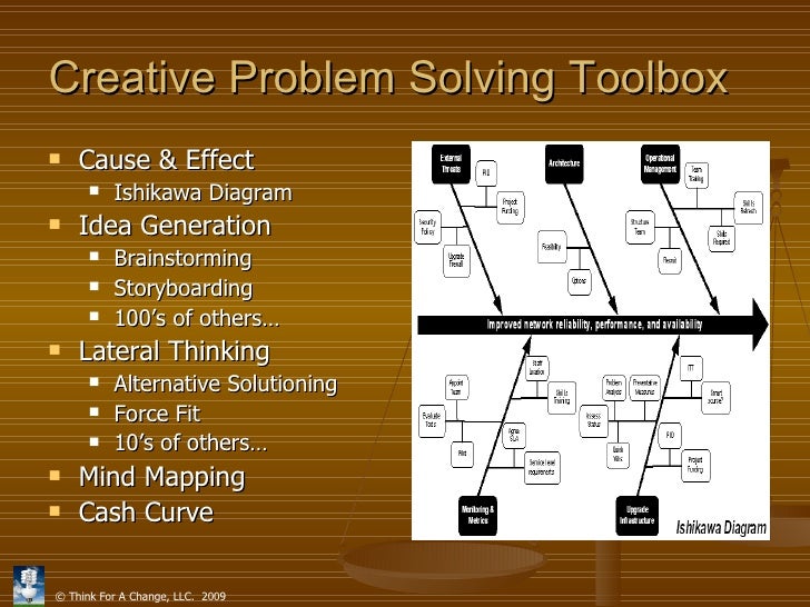 tools for fostering creative problem solving