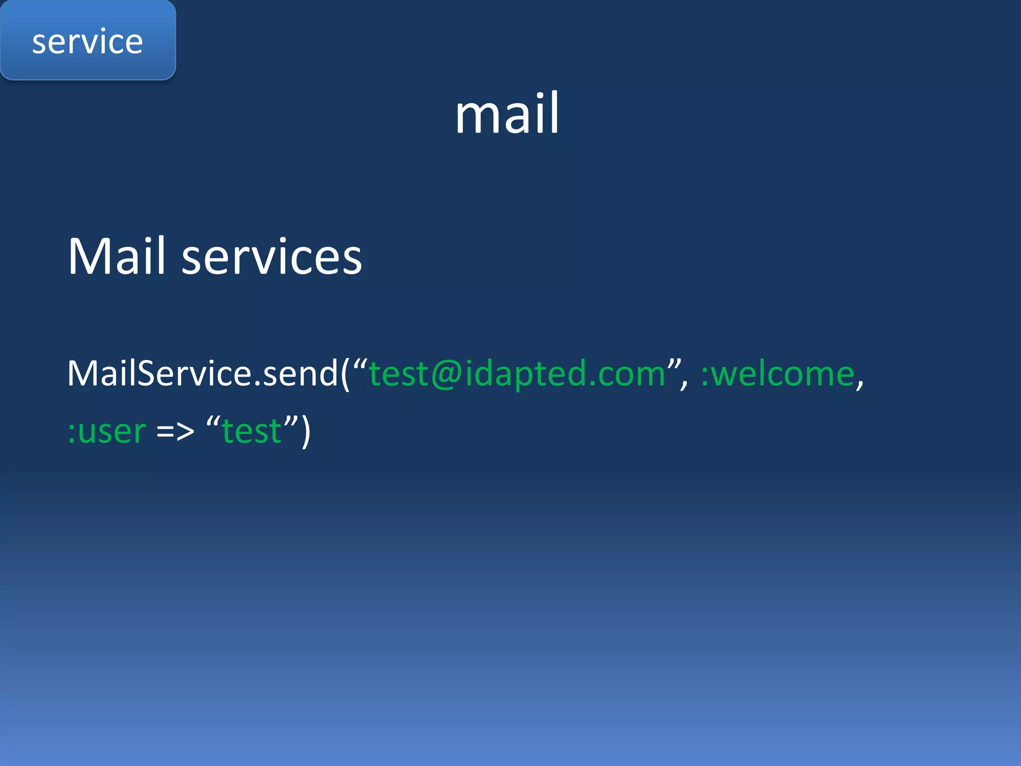serviceSupport applicationsFileMailComet service