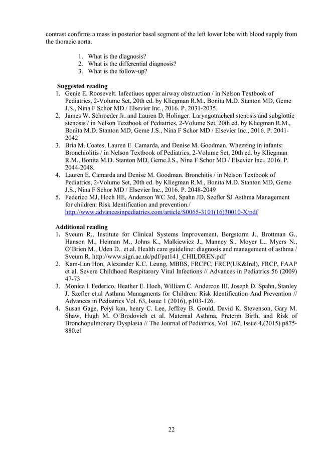 1 topic 1 differential diagnosis of pneumonia in children