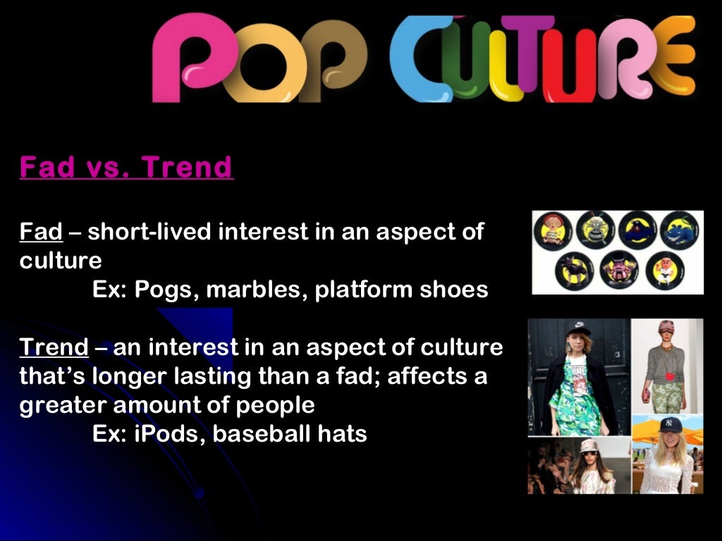 Pop Culture and the Media