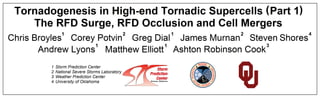 1) Tornadogenesis In High-end Tornadic Supercells (Part 1) - The RFD Surge, RFD Occlusion and Cell Mergers.pdf