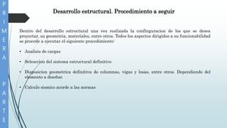 trabajo de proyecto estructural | PPTX
