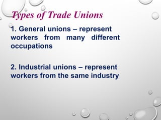 1 Trade unions and how it effects the economies | PPTX