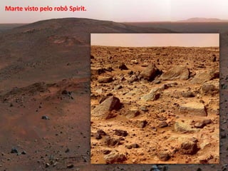 Marte visto pelo robô Spirit.
 