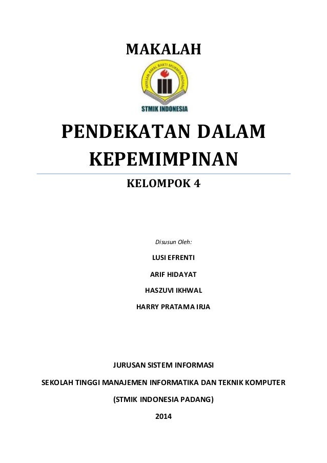 Pendekatan Dalam Kepemimpinan