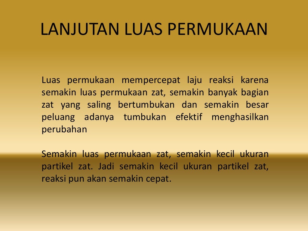 PPT "LAJU REAKSI"
