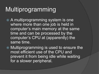 1 types of operating system | PPTX