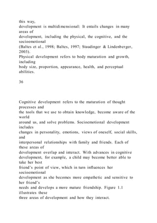 1 Understanding Human DevelopmentApproaches and Theories | DOCX