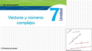 1.3 Producto por escalar
 