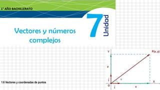 1.6 Vectores y coordenadas de puntos
 