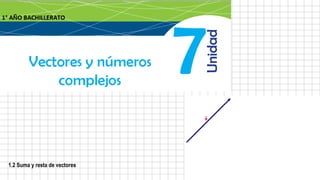 1.2 Suma y resta de vectores
 