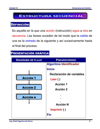 1 unidad III estructuras de control | PDF