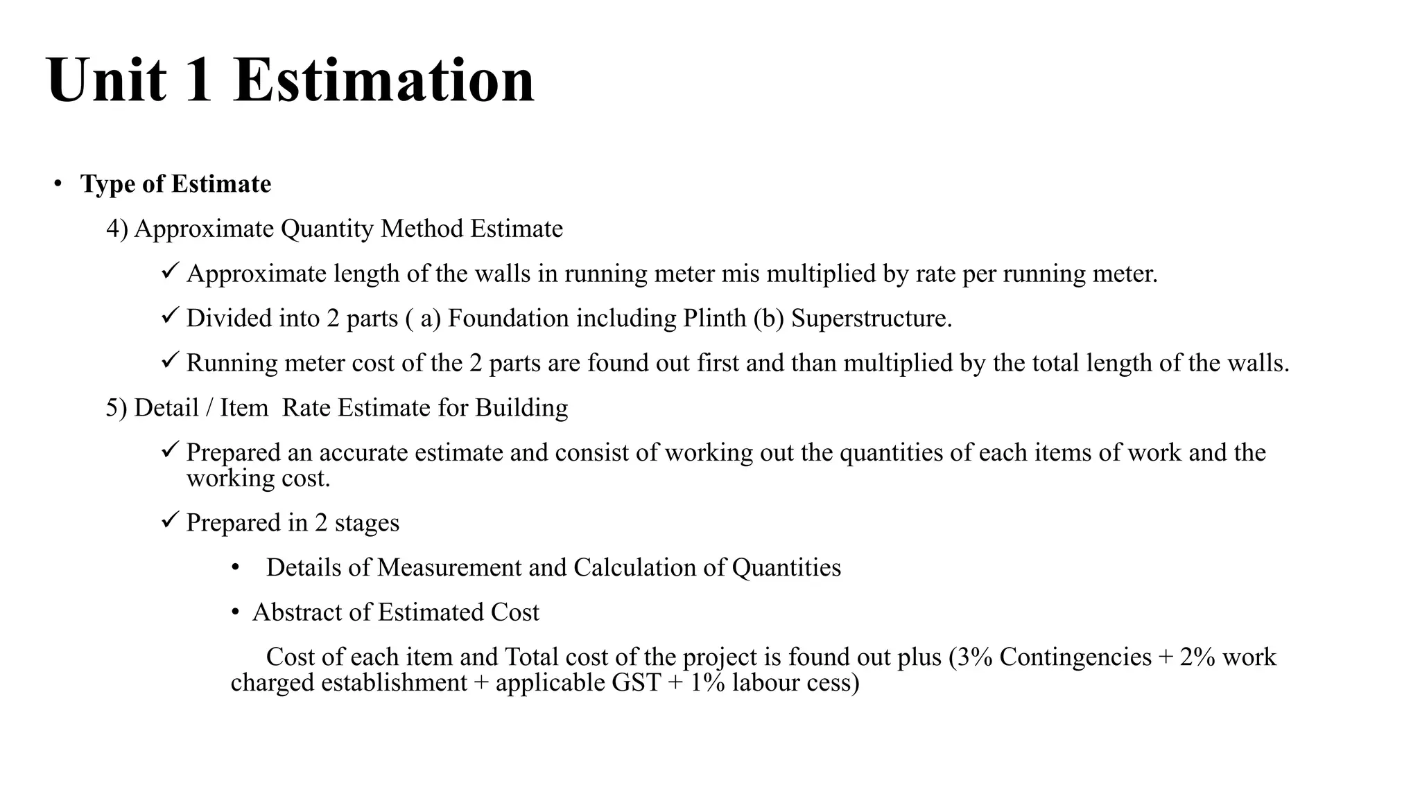 Introduction to Quantity Surveying .pptx