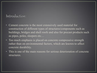 deterioration of concrete structures( repair and rehabilitation of ...