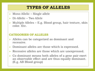 1 Unit - I Introduction to genetics, Practical implications & Impact of ...