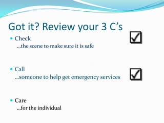 1 unit 1 first aid | PPTX