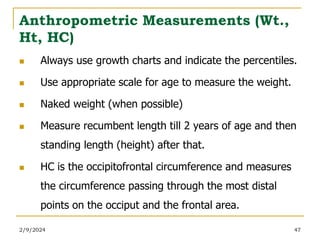 Recumbent Length 1 UNIT 1 Introduction to Pediatrics.pptx