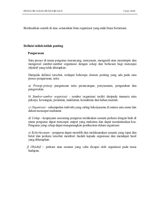 1 unsur unsur pengurusan