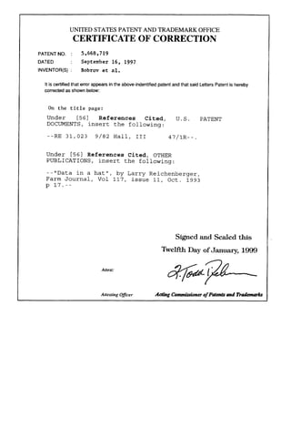 US Patent 5668719