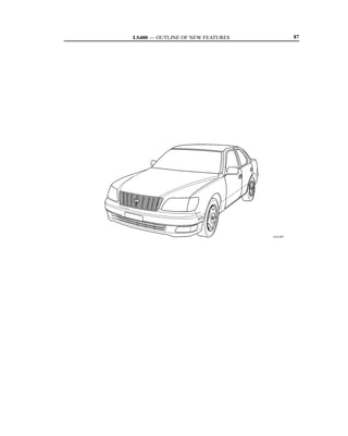 LS400 — OUTLINE OF NEW FEATURES             87




                                  161LS07
 