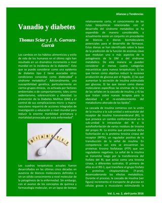 Vanadio y Diabetes