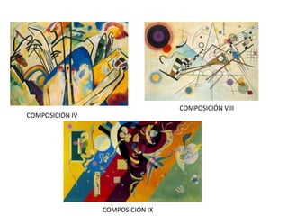 COMPOSICIÓN VIII
COMPOSICIÓN IV
COMPOSICIÓN IX
 