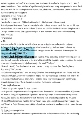 1) VariableIn programming, a variable is a container (storage area).pdf