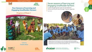 Research Program Genetic Gains (RPGG) Review Meeting 2021: Update on Tropical Legumes Projects (2007- 2020) By Dr Rajeev K Varshney